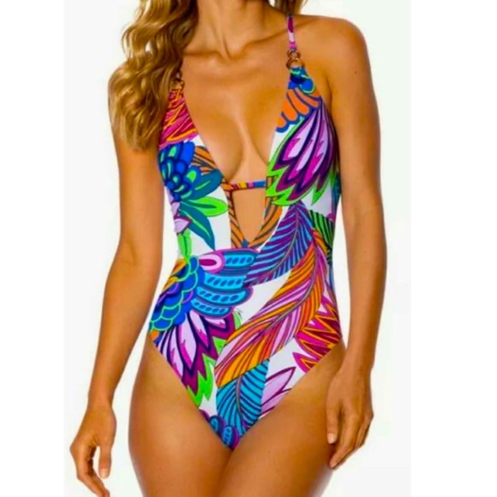 Paradise Plume Trina Turk Swim Suite
